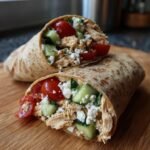 Healthy Meal Prep Greek Chicken Wraps