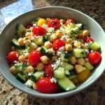 Healthy Protein-Packed Chickpea Feta Salad