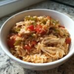 Healthy Quick Crockpot Chicken and Rice