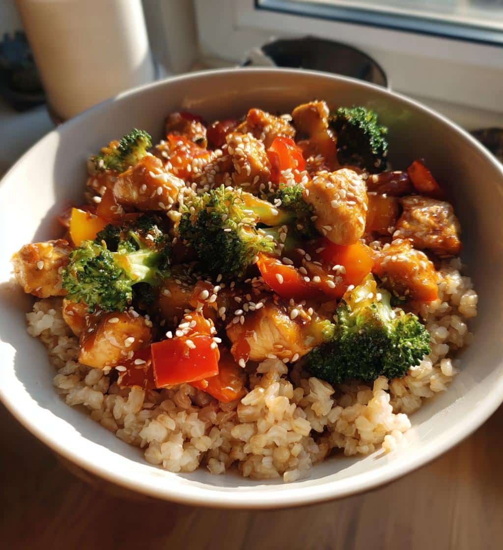 Healthy Spicy Gochujang Chicken Bowls - detail 1