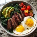 Healthy Steak & Eggs Breakfast Bowl