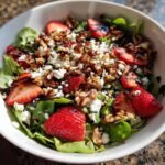 Healthy Summer Salad with Strawberry