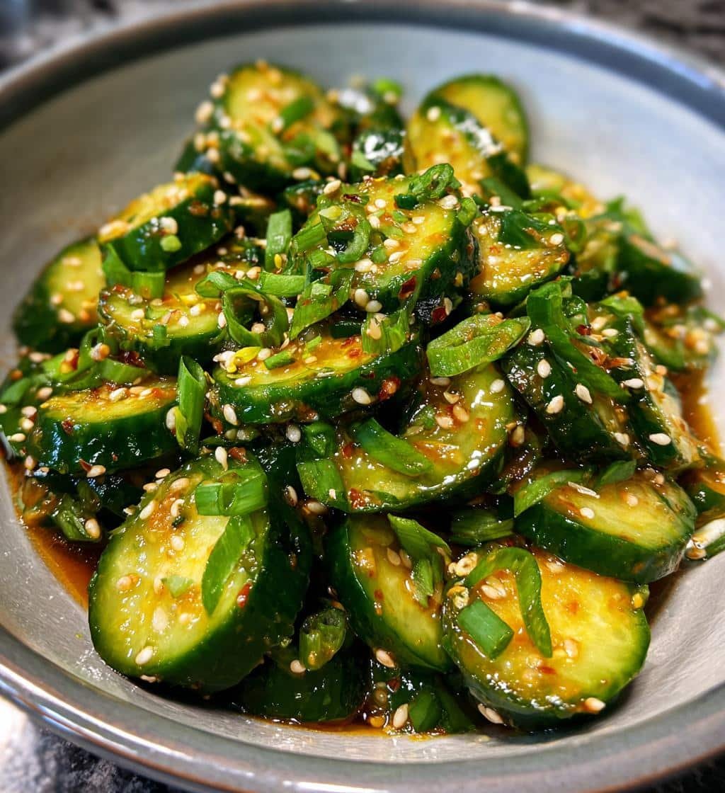 Healthy TikTok's Viral Logan-Style Cucumber Salad - detail 1