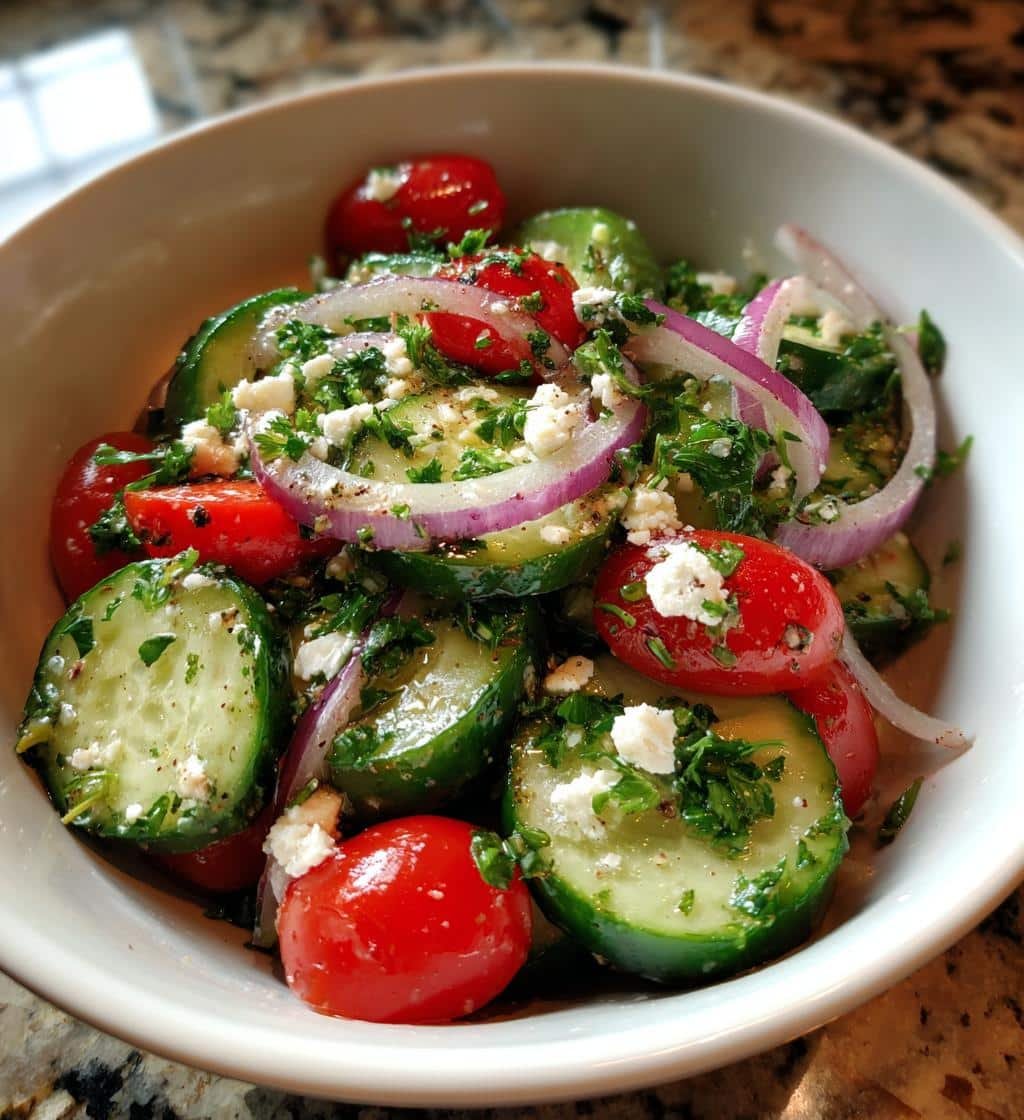 Healthy TikTok's Viral Logan-Style Cucumber Salad Bliss 4 Healthy TikTok's Viral Logan-Style Cucumber Salad - detail 1