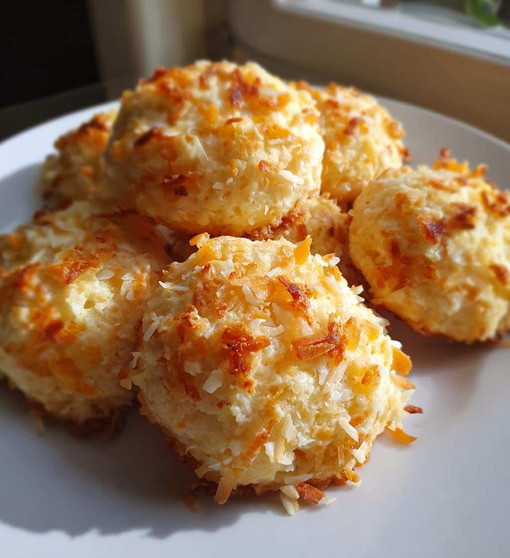 Healthy Tropical Hawaiian Pineapple Coconut Cookies - detail 1