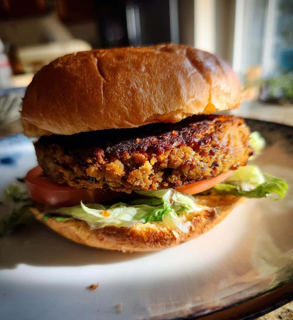 Healthy 5-Ingredient Black Bean Burgers for meal prep - detail 1