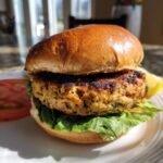 Healthy 5-Ingredient Black Bean Burgers for meal prep