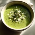 Healthy 5-Minute Broccoli-Feta Soup