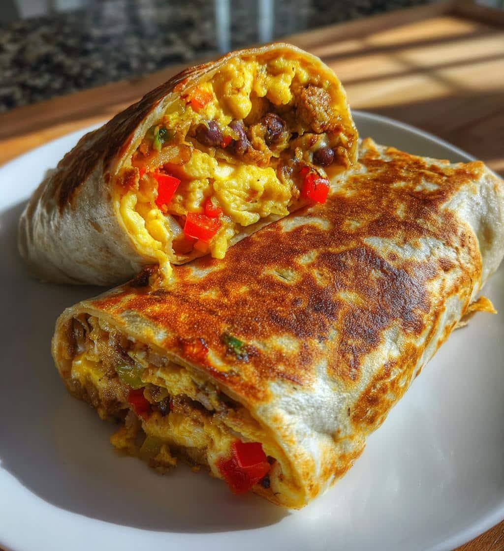 5-Star Healthy Air Fryer Breakfast Burritos for Speedy Mornings 4 Healthy Air Fryer Breakfast Burritos - detail 1