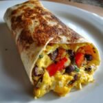 Healthy Air Fryer Breakfast Burritos