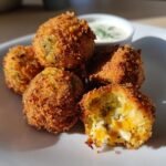 Healthy Air Fryer Pickle Balls (Fried Pickles)