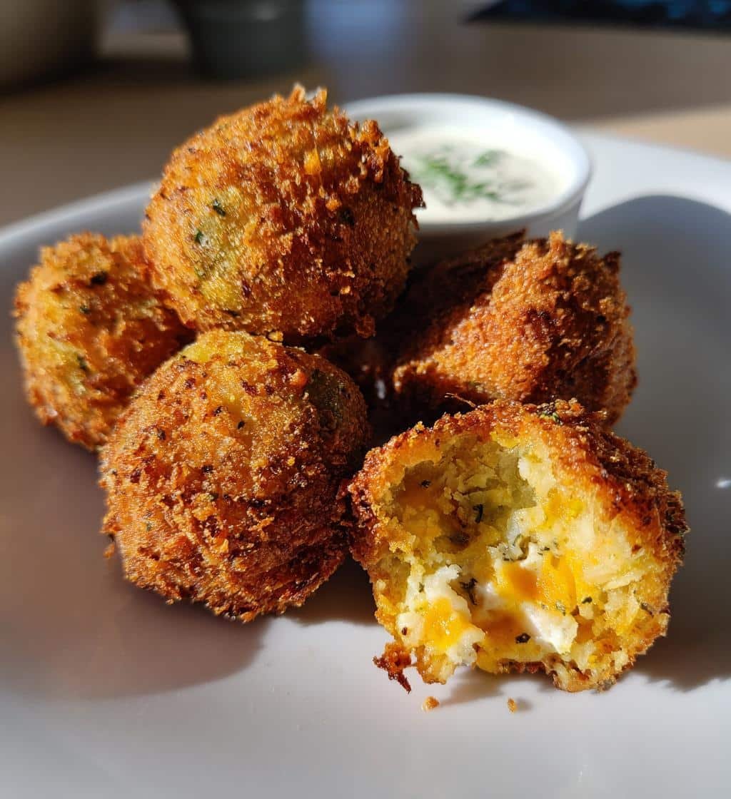 Healthy Air Fryer Pickle Balls (Fried Pickles)