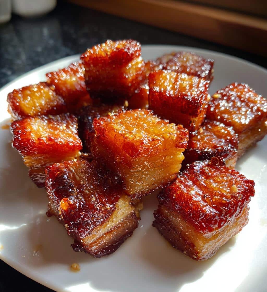 Healthy Air Fryer Pork Belly Bites - detail 1