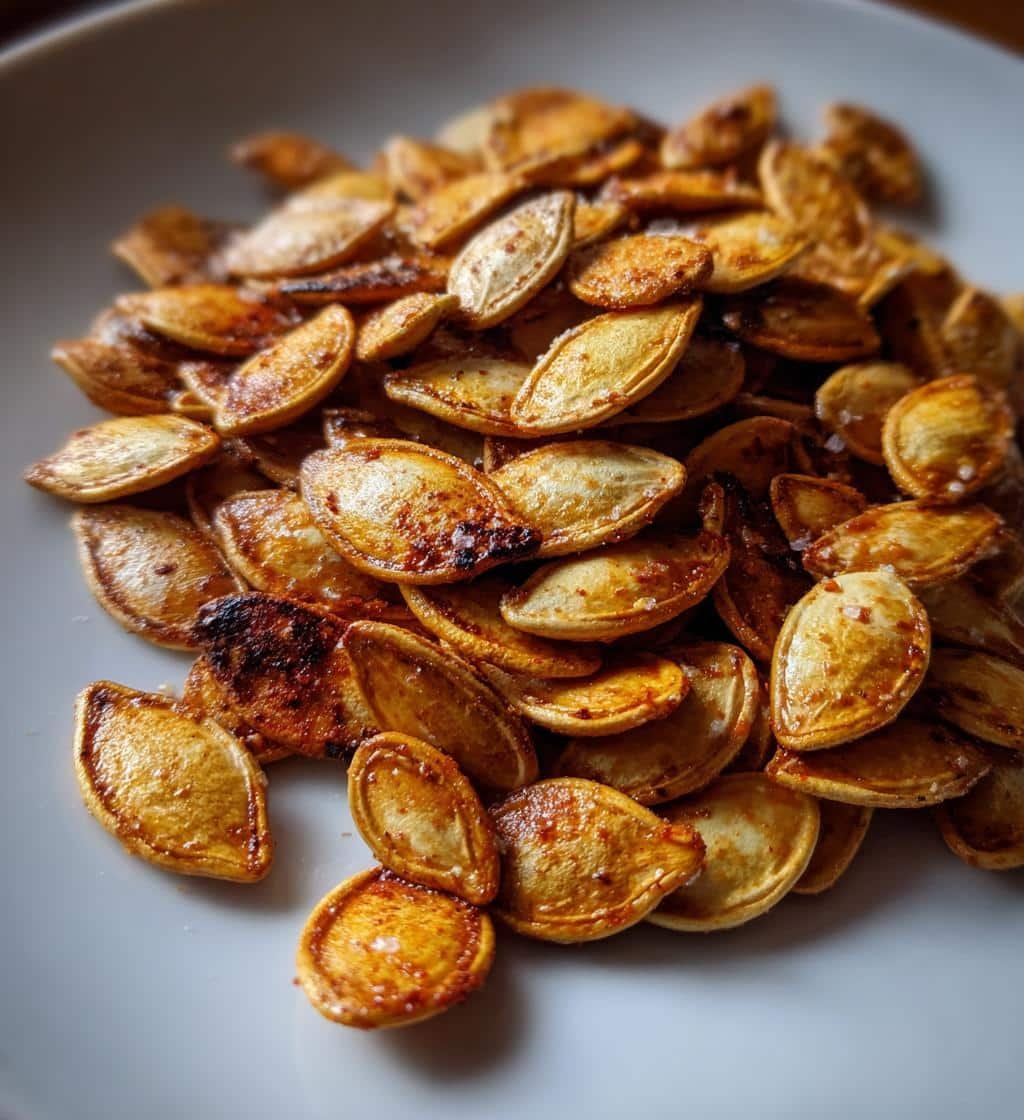 Healthy Air Fryer Roasted Pumpkin Seeds