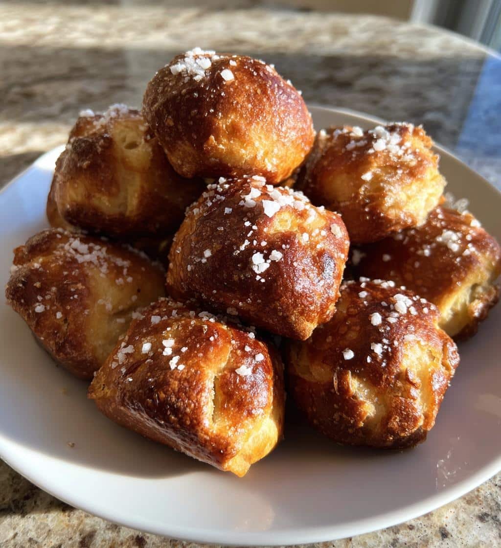 Healthy Air Fryer Soft Pretzel Bites