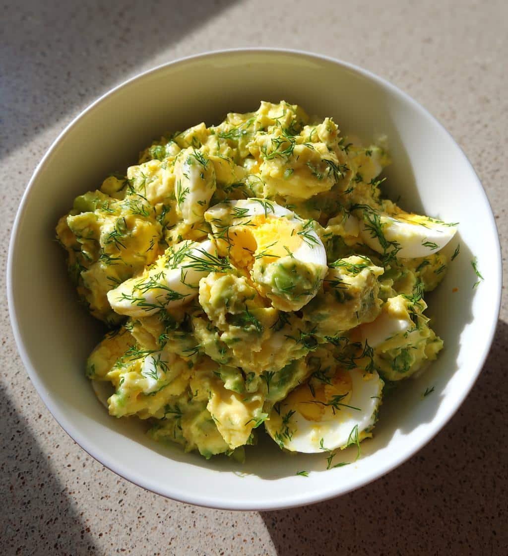 Healthy Avocado Egg Salad
