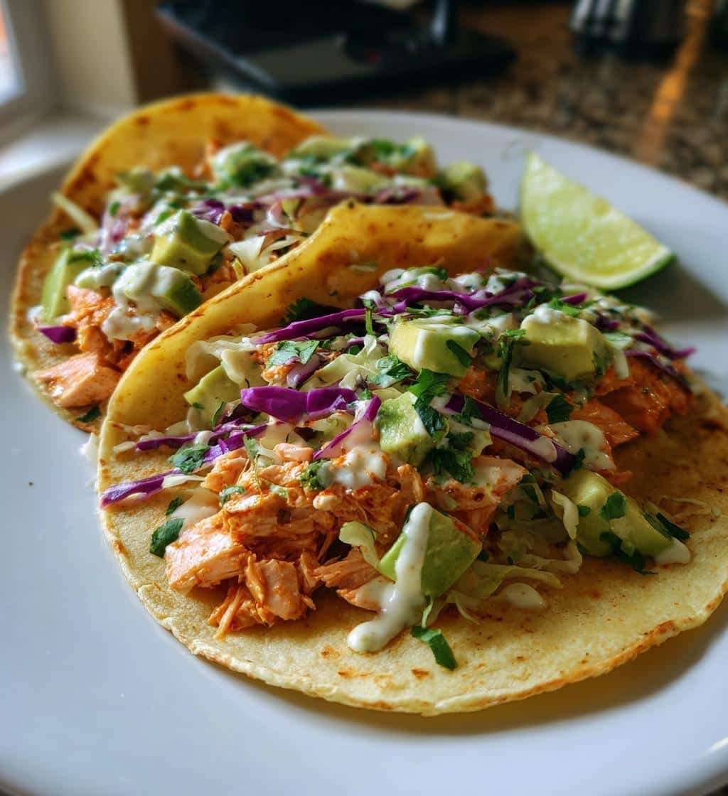 Healthy Baked Salmon Tacos - detail 1