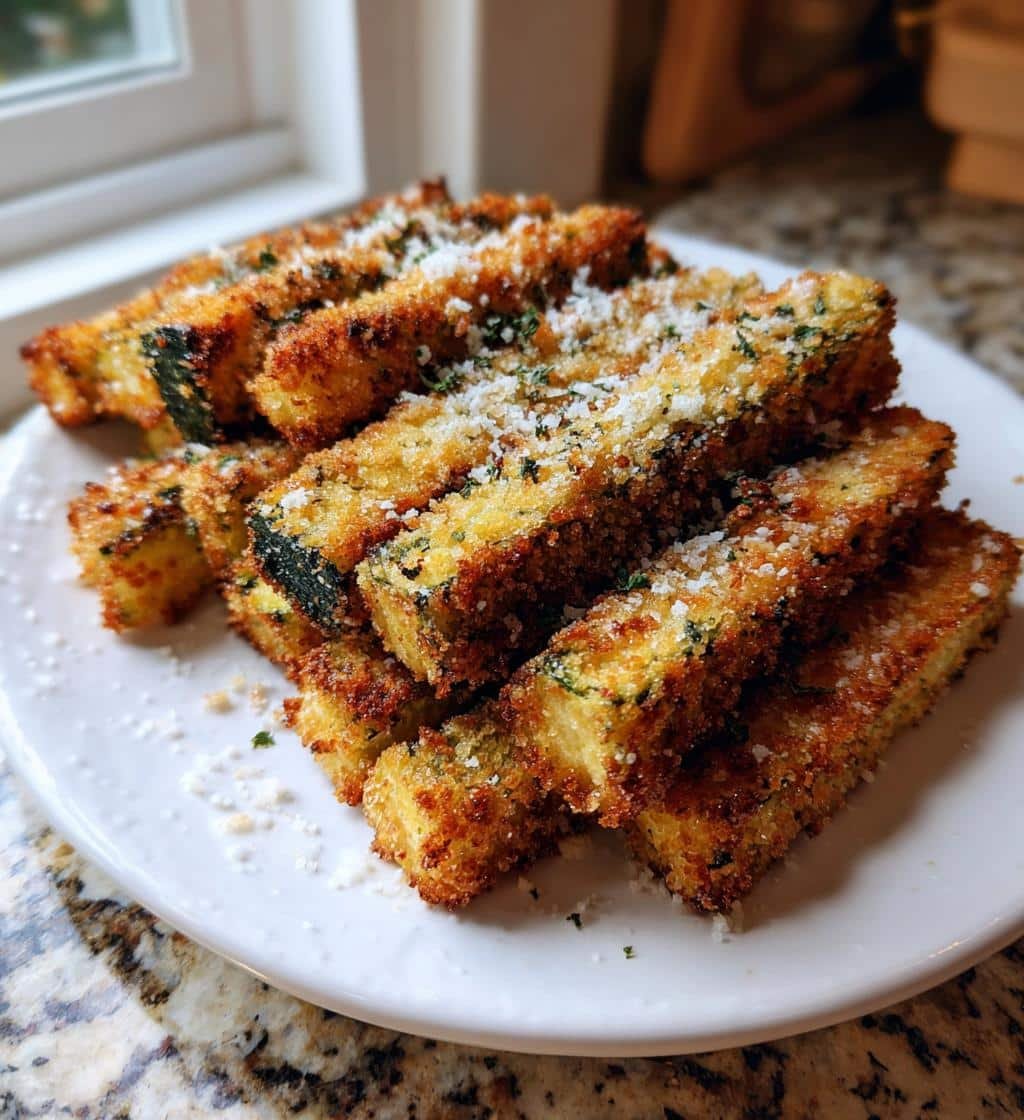 Healthy Baked Zucchini Fries - detail 1