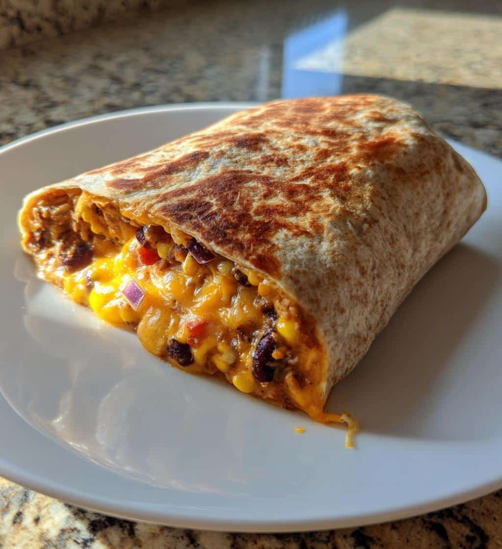 Healthy Bean & Cheese Burritos (Freezer-Friendly) For meal prep - detail 1