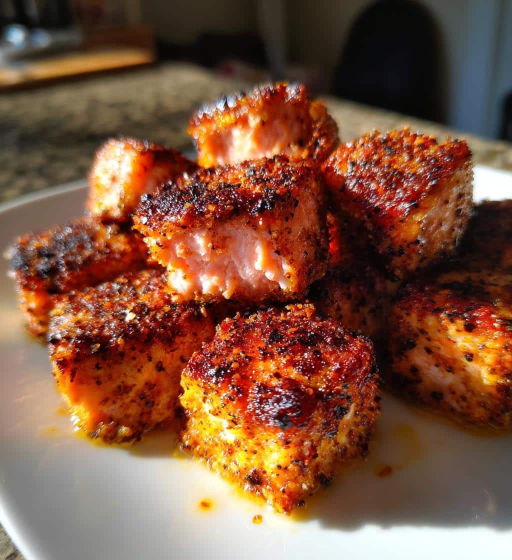 Healthy Blackened Salmon Bites (Air Fryer) - detail 1