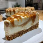 Healthy Caramel Protein Cheesecake (Keto/Low-Carb)