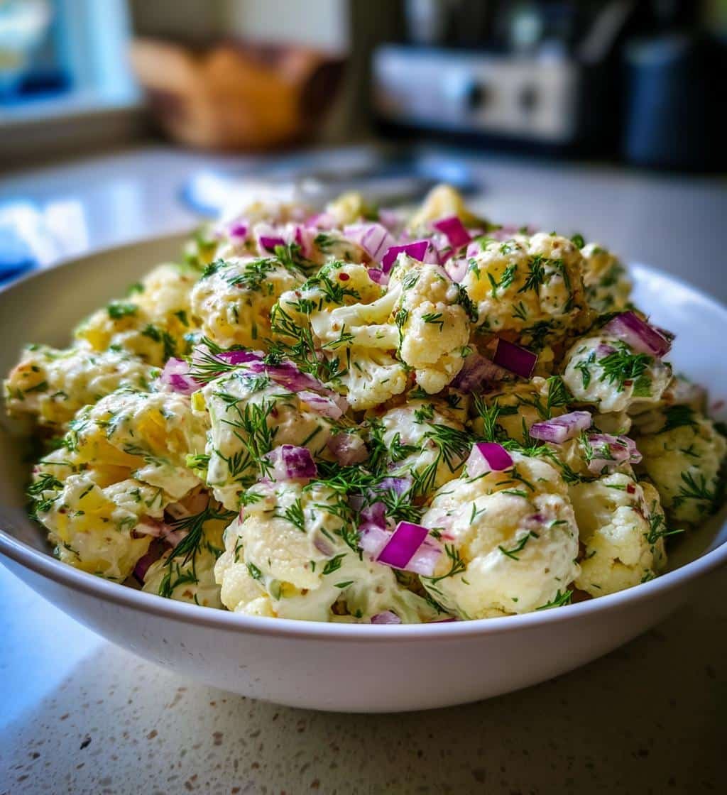 Healthy Cauliflower Potato Salad - detail 1