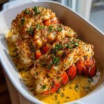 Healthy Creamy Garlic Butter Lobster Tails