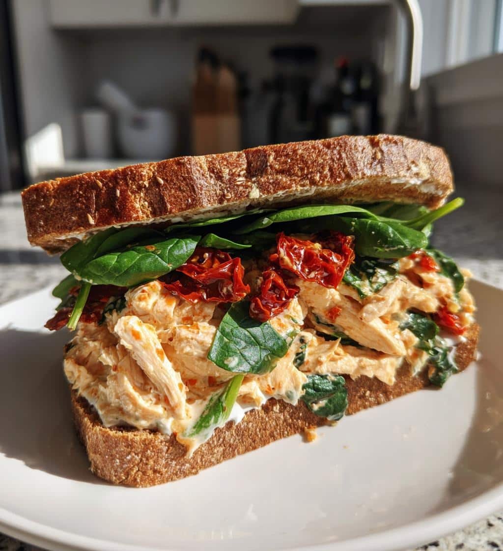 5-Minute Healthy Creamy Marry Me Chicken Sandwich Recipe 4 Healthy Creamy Marry Me Chicken Sandwich with Sun-Dried Tomatoes - detail 1