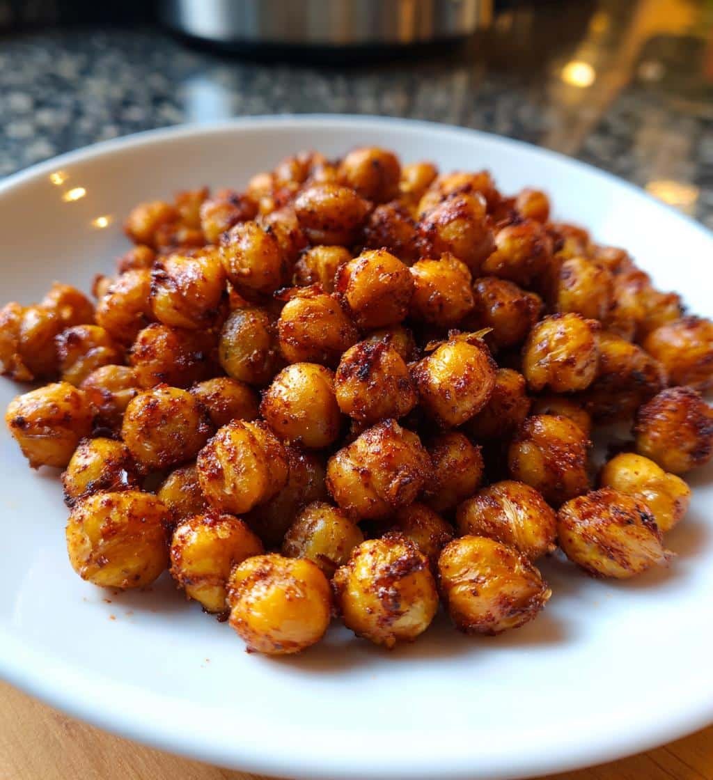 Healthy Crispy Air Fryer Chickpeas