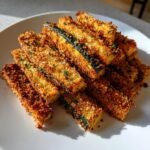 Healthy Crispy Baked Parmesan Zucchini Fries Recipe