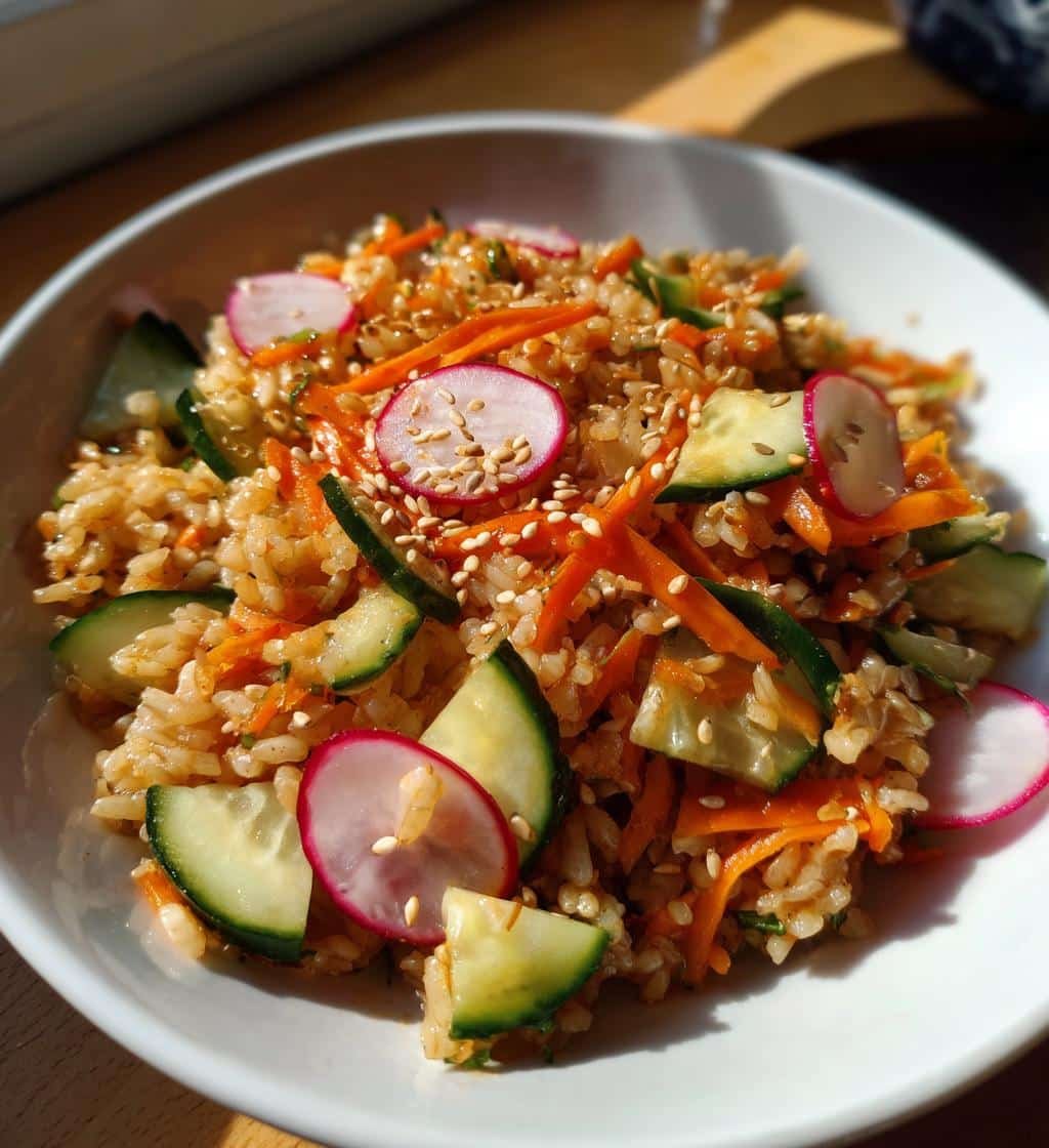 Healthy Crispy Rice Salad