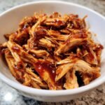 Healthy Crockpot 3-Ingredient Teriyaki Chicken for meal prep