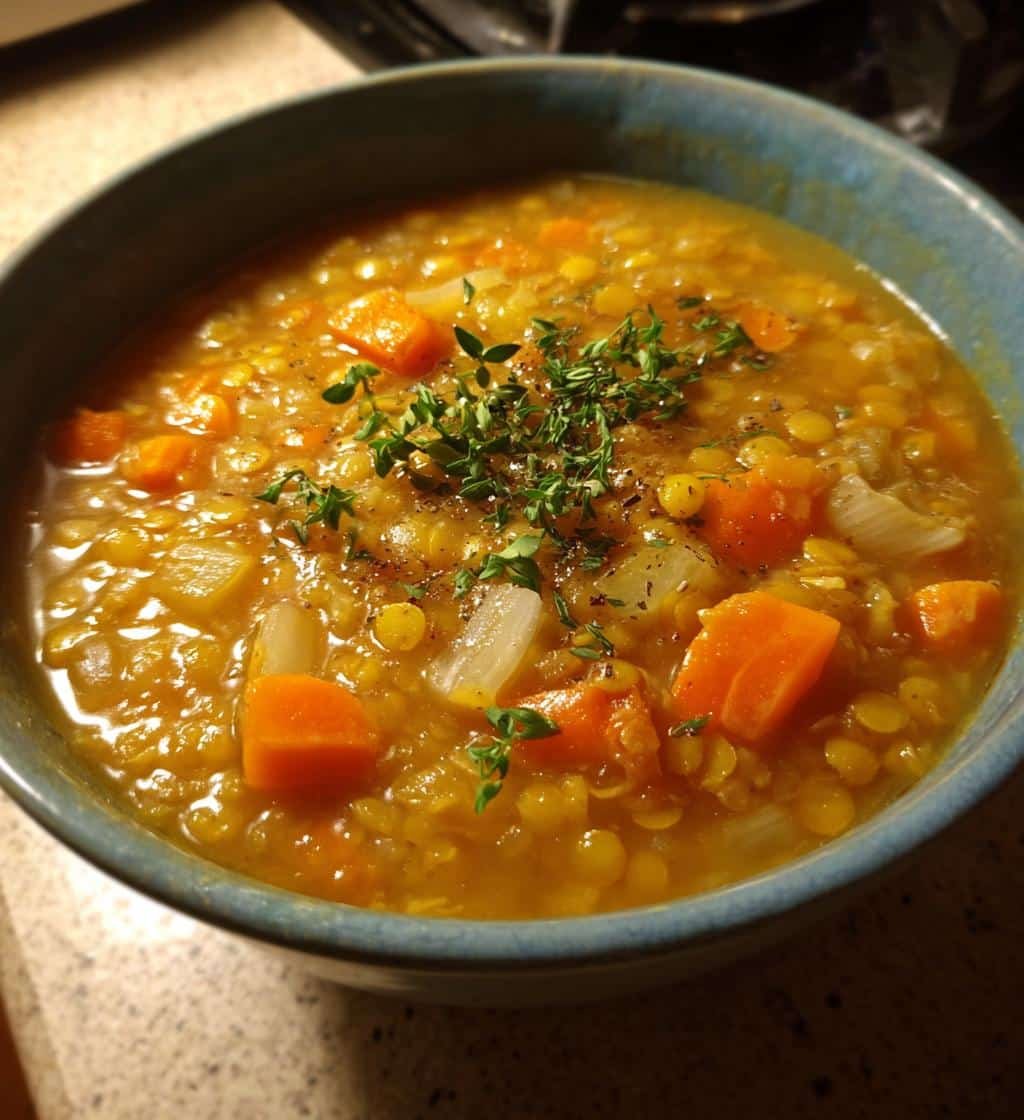 Healthy Crockpot Lentil Detox Soup