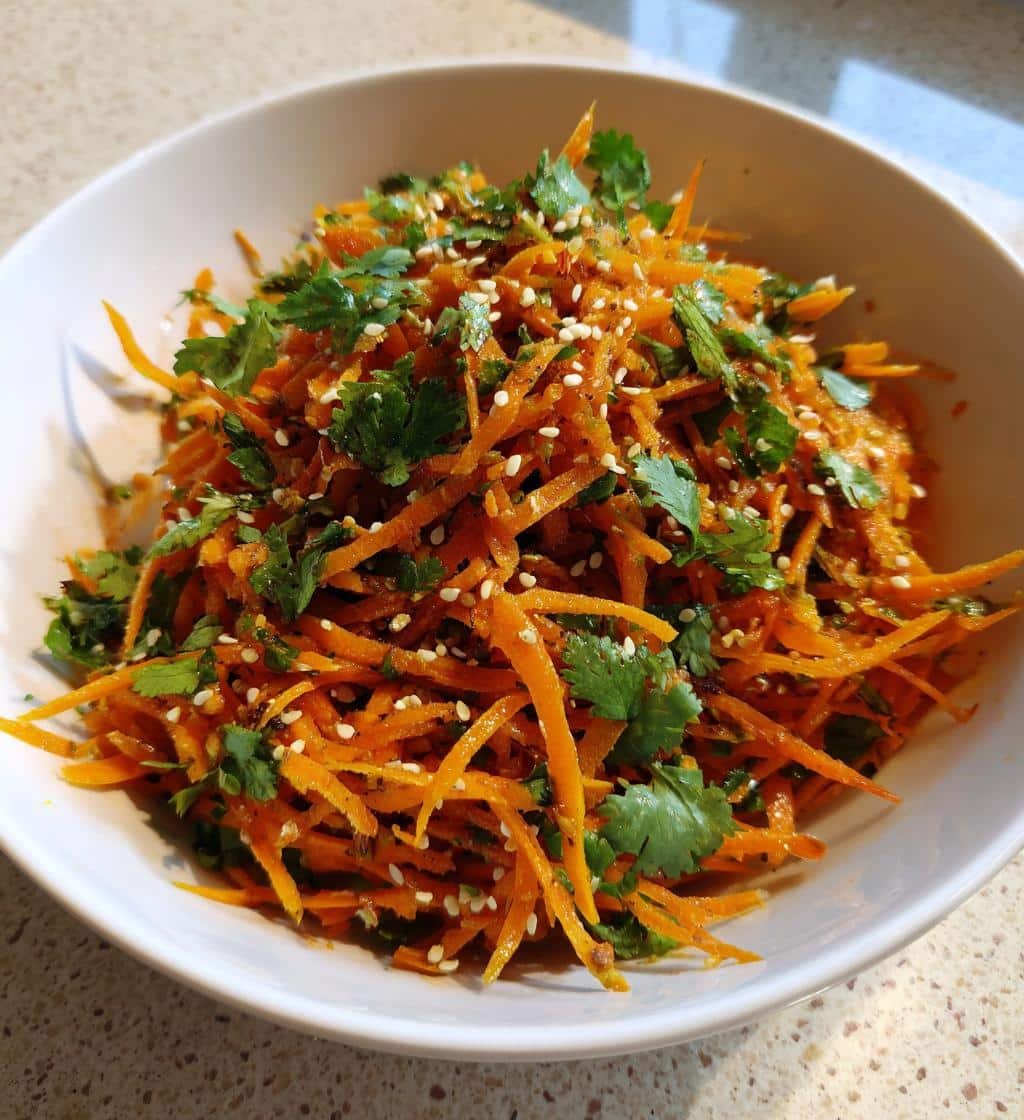 30-Min Healthy Crunchy Vegan TikTok Carrot Salad That Slaps 4 Healthy Crunchy Vegan TikTok Carrot Salad - detail 1
