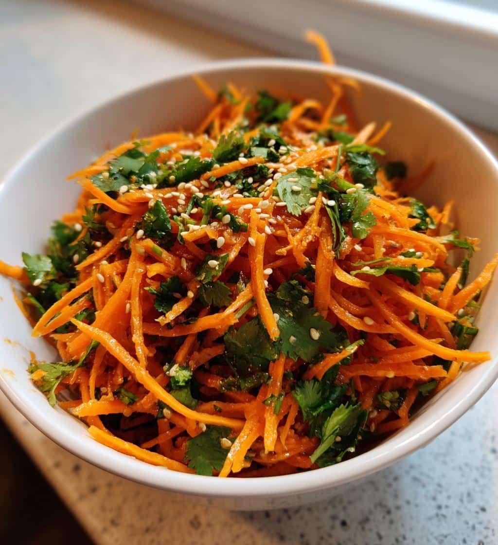Healthy Crunchy Vegan TikTok Carrot Salad