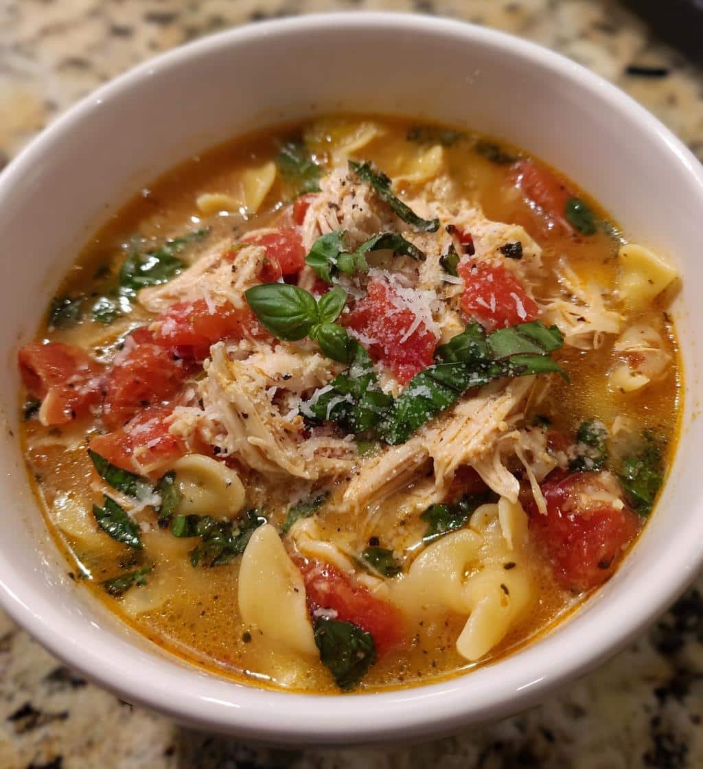 Healthy Delicious Creamy Chicken Parmesan Soup