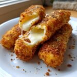 Healthy Easy Air Fryer Mozzarella Sticks
