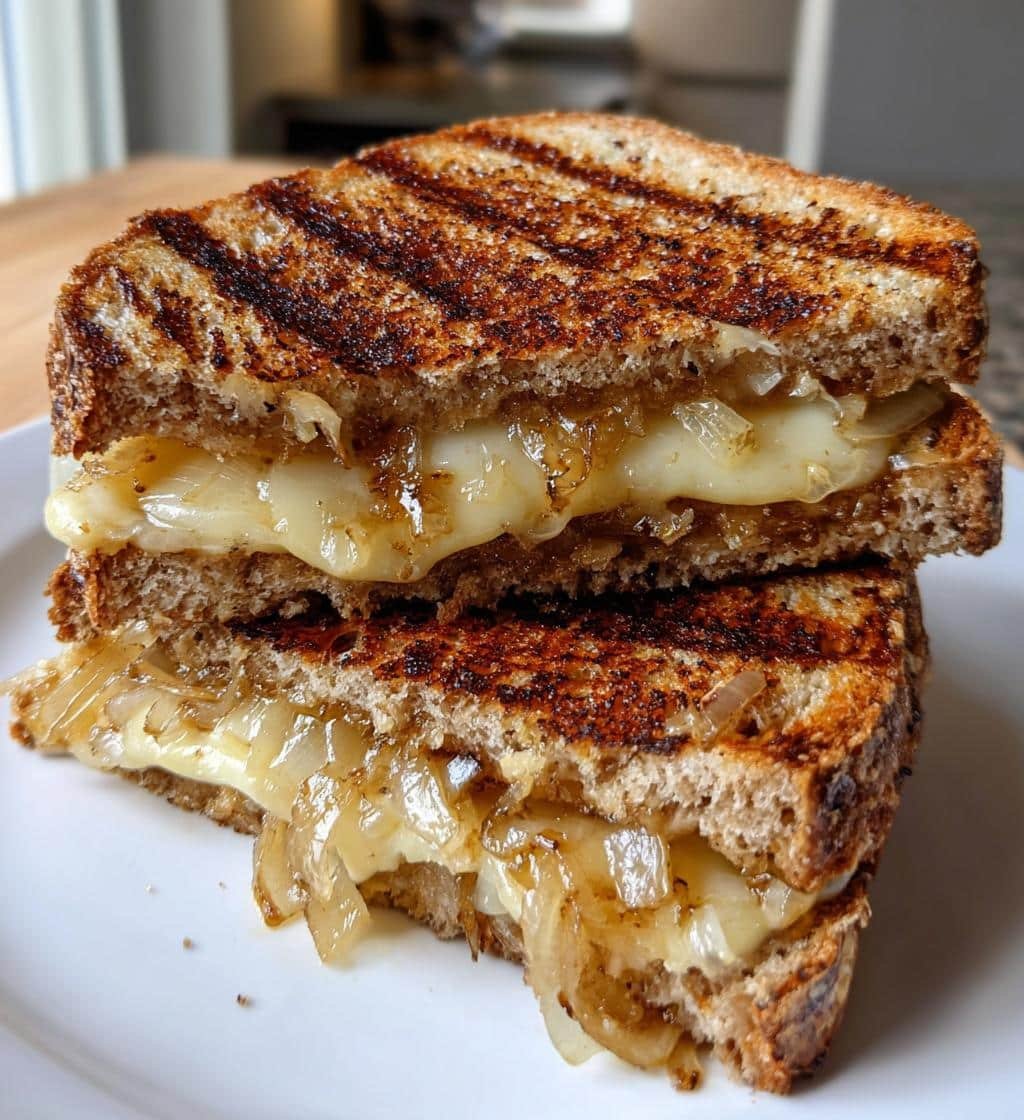 Healthy Easy French Onion Grilled Cheese Sandwich - detail 1
