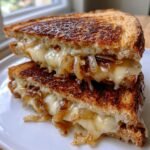 Healthy Easy French Onion Grilled Cheese Sandwich