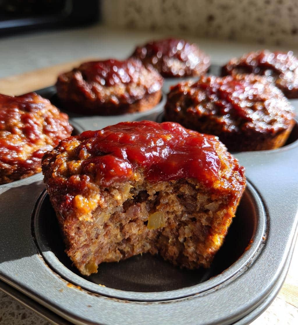 Healthy Easy Meatloaf Muffins for meal prep
