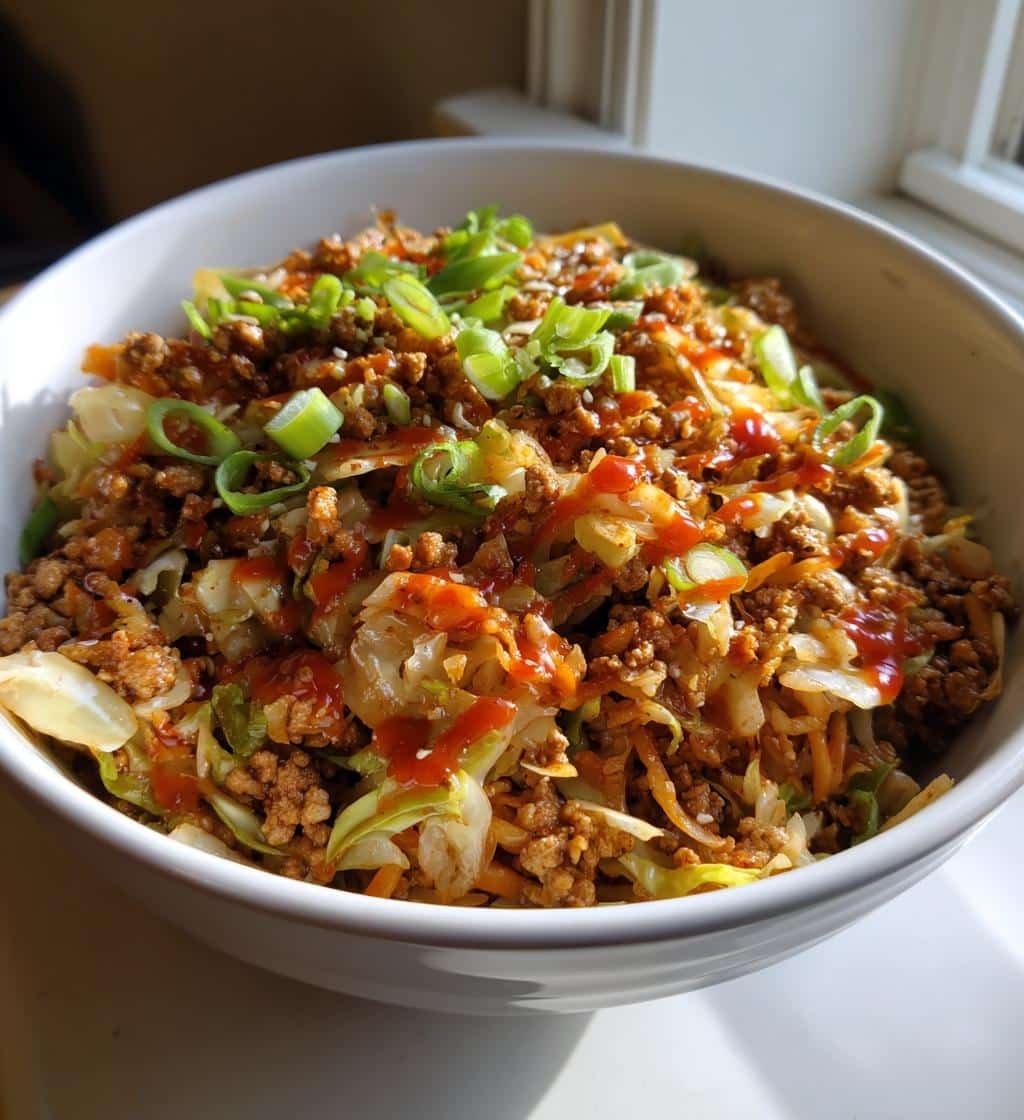 Healthy Egg Roll in a Bowl (5-Minute)
