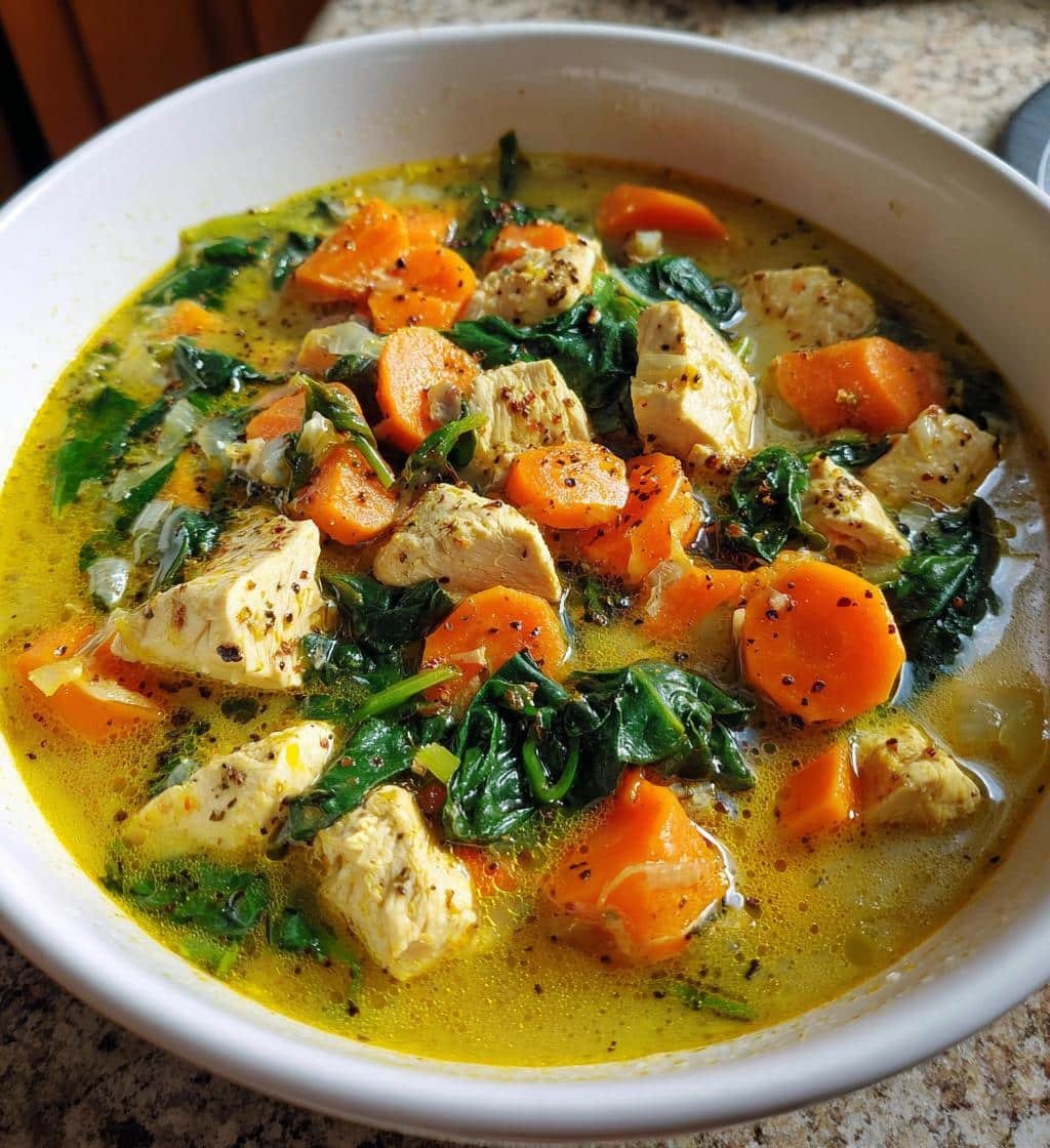 Healthy Healing Ginger Chicken Soup (Anti-Inflammatory) - detail 1