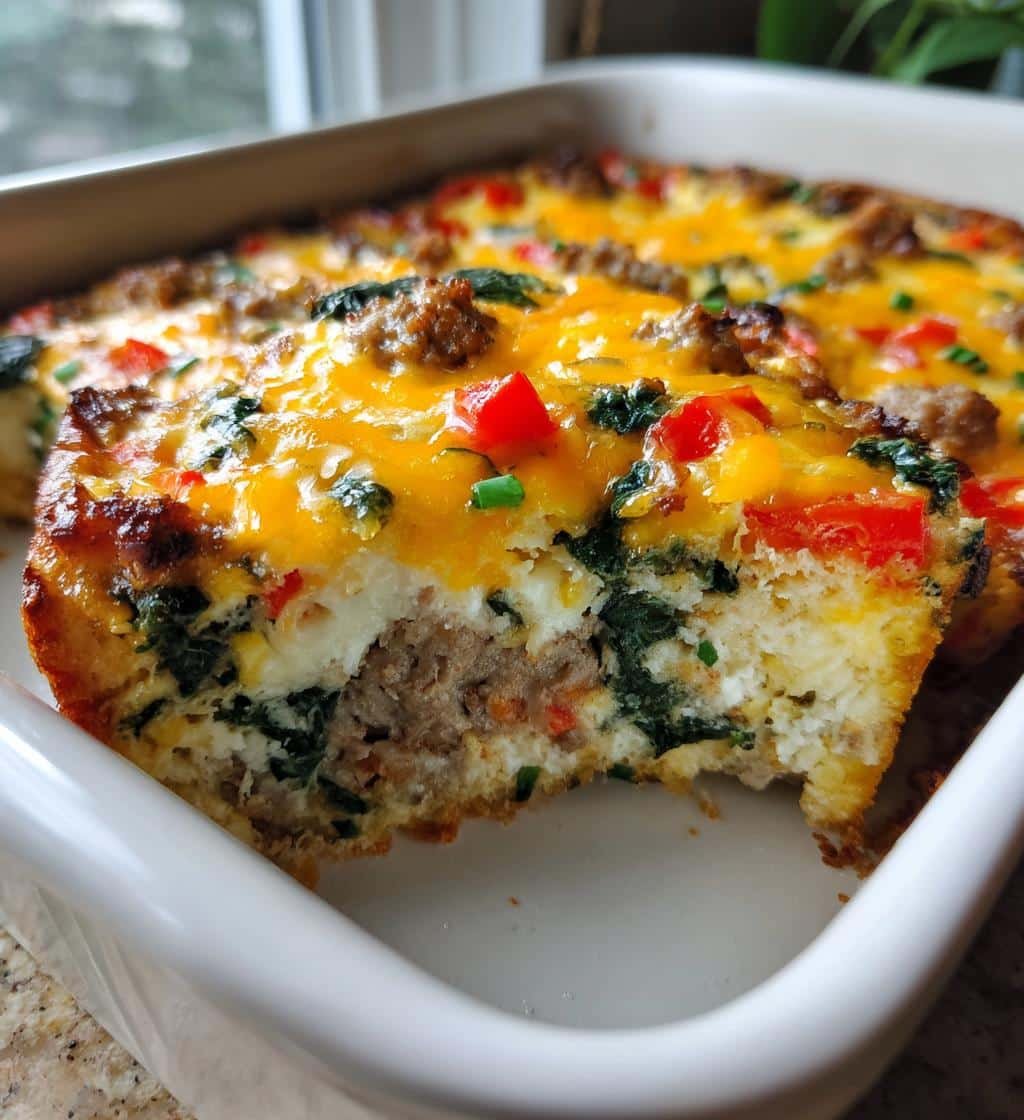 Healthy High-Protein Breakfast Casserole - detail 1