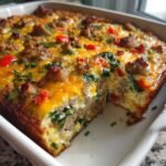 Healthy High-Protein Breakfast Casserole