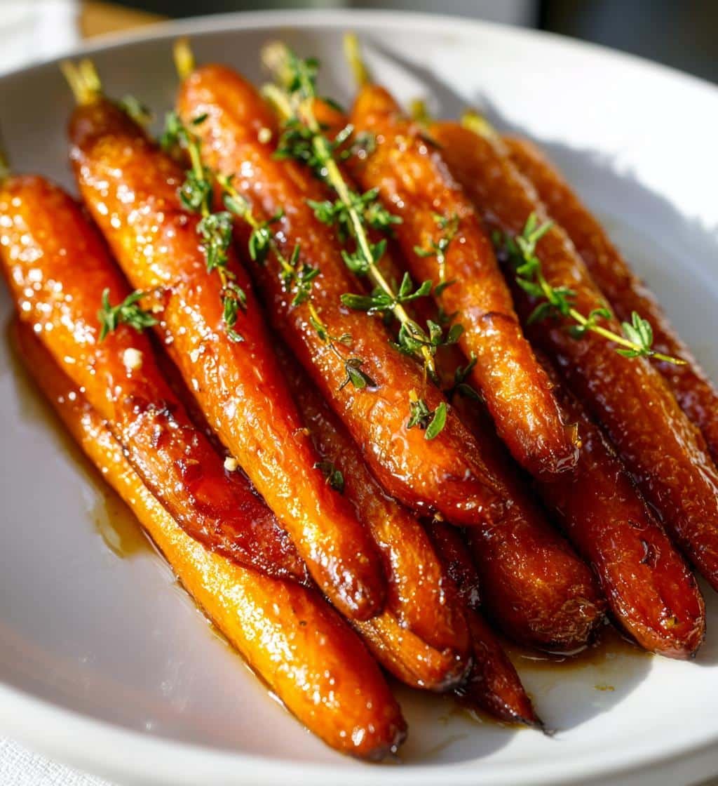 Healthy Honey Balsamic Roasted Carrots - detail 1