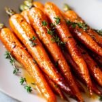 Healthy Honey Balsamic Roasted Carrots