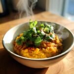 Healthy Indian Spiced Lentil Dal Bowl