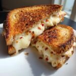 Healthy Italian Marinated Grilled Cheese