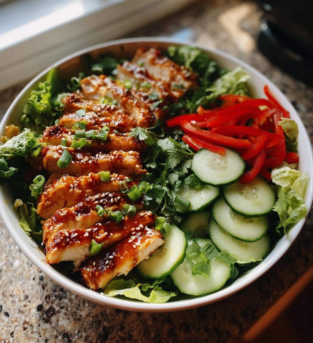 Healthy Keto Asian Chicken Salad - detail 1