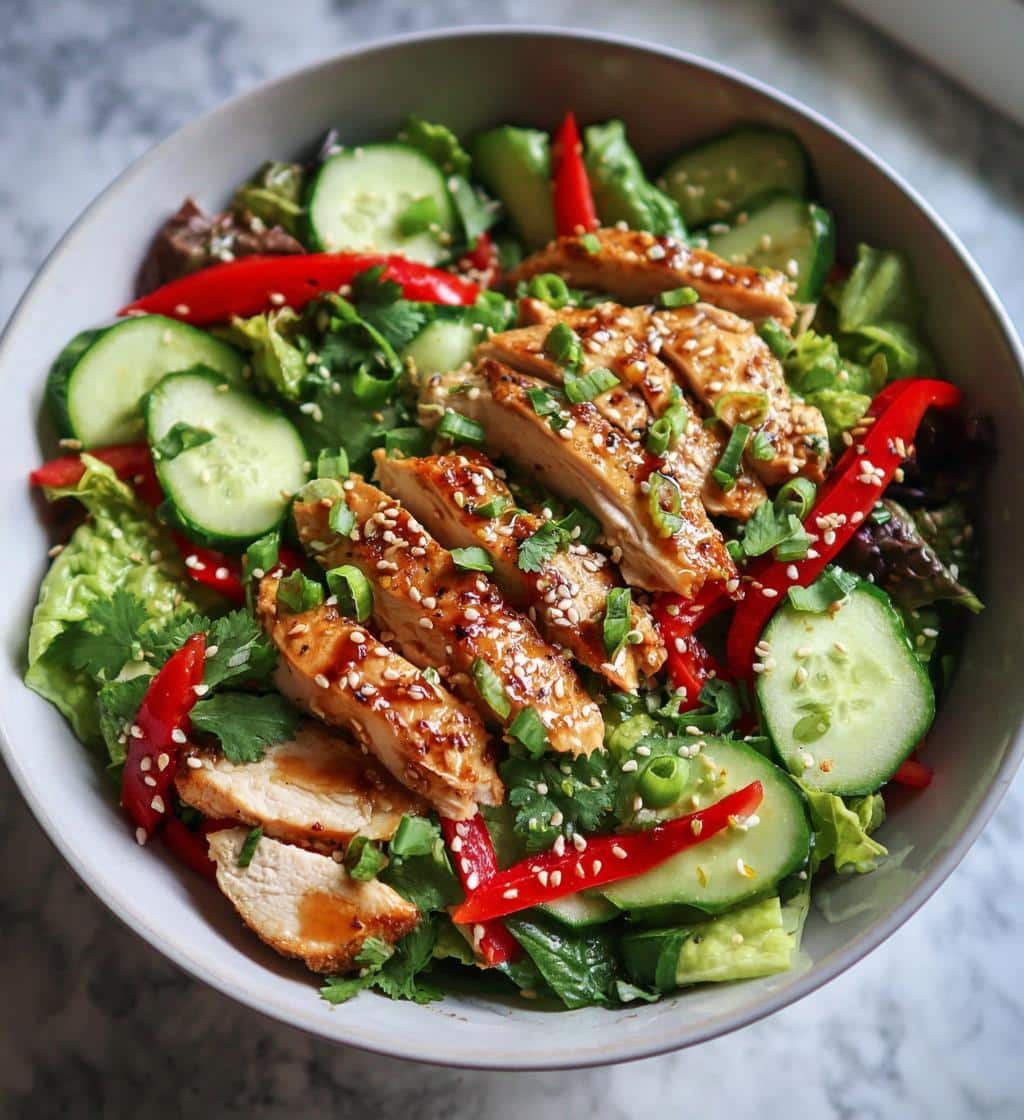 Healthy Keto Asian Chicken Salad
